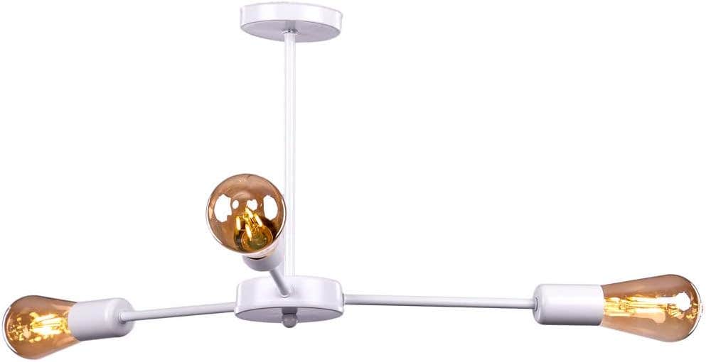 Modern White Acrylic Ceiling Lamp for Living Room, Bedroom - Nagafa Shop