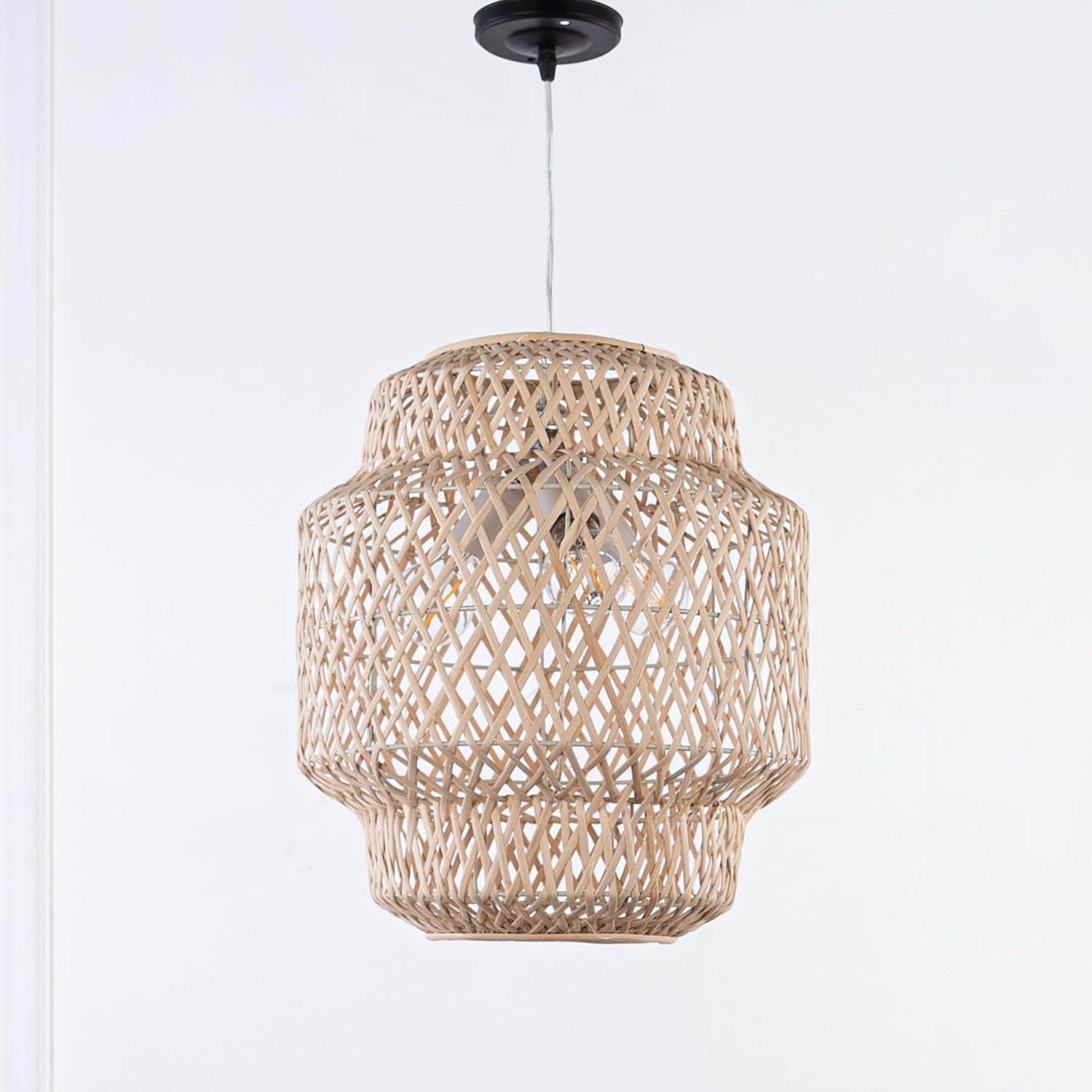 Mushkah Lighting Boho Beige Chandelier