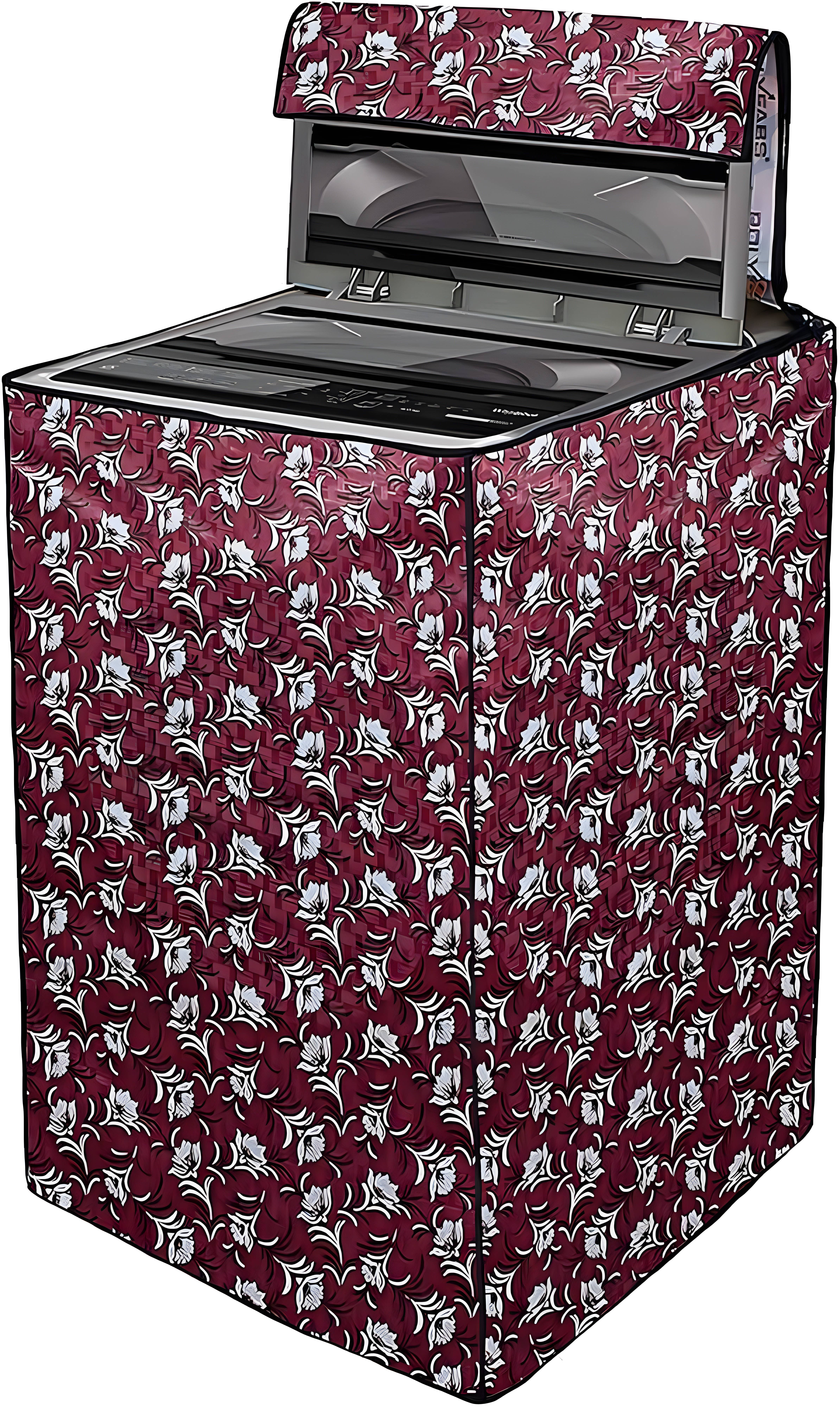 Waterproof Tarpaulin Cover for Fully Automatic Washing Machine - Multi Color, Generic Brand