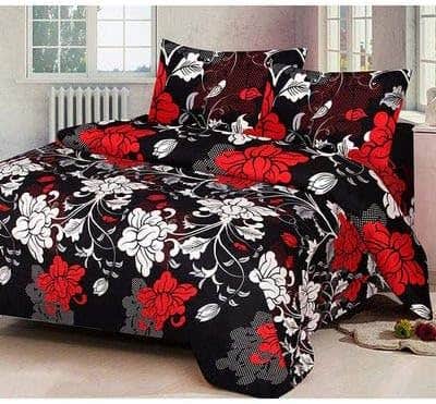 Premium Turkish Cotton 4-Piece Bedding Set - 240*260 cm Sheet, 45*160 cm Pillowcase, 2x 50*70 cm Cushion Covers
