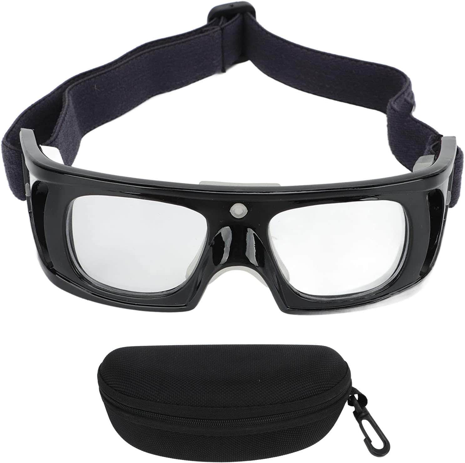 Basketball Glasses, Sport Goggles Impact Resistant for Cycling (Black)