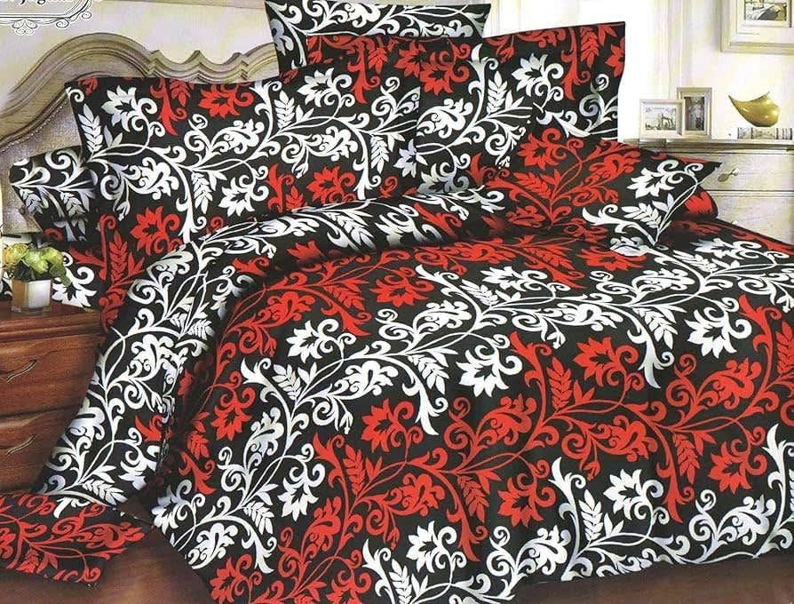 Turkish Cotton 4-Piece Bed Sheet Set - 240x260 cm - High Quality - 15 Color Options
