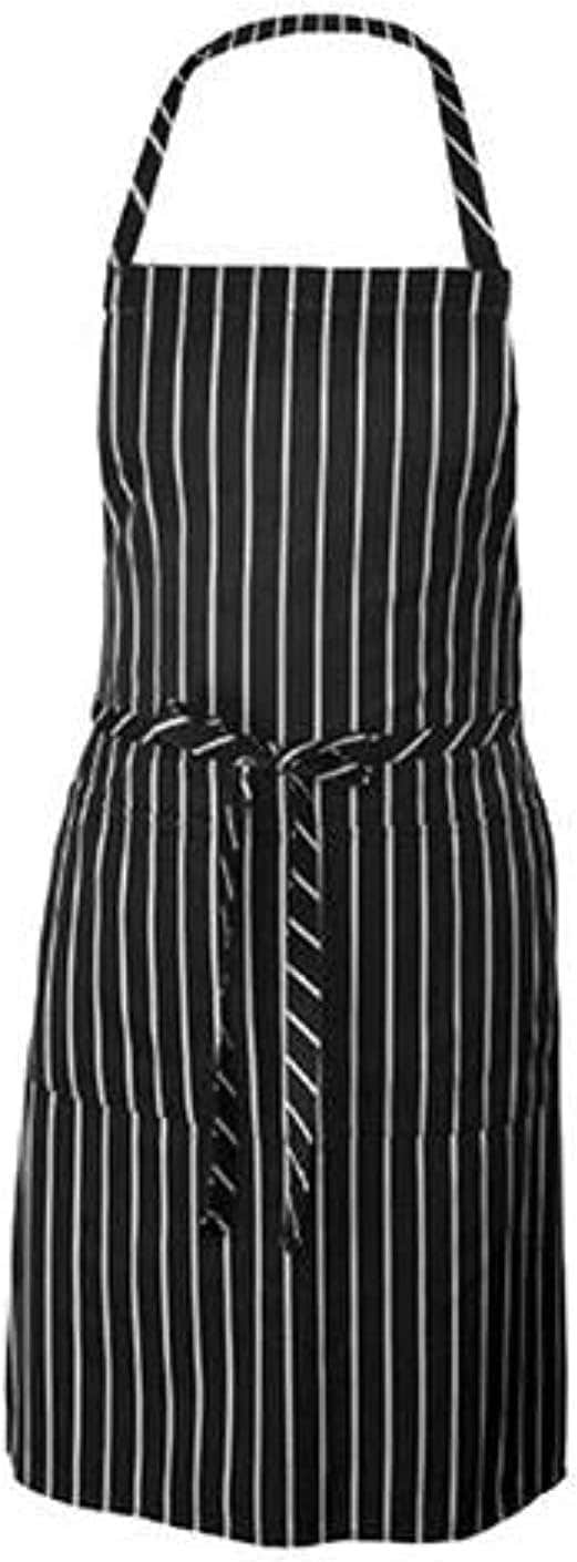 Striped Kitchen Apron - High Quality Cotton