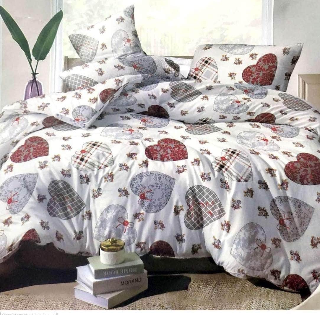 Turkish Cotton 4-Piece Bed Sheet Set - High-Quality Material - 240x260 cm - 3 Pillow Caver- Tie-Dye Design