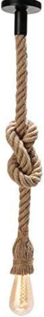 Natural Jute Rope Roof Hanging Chandelier