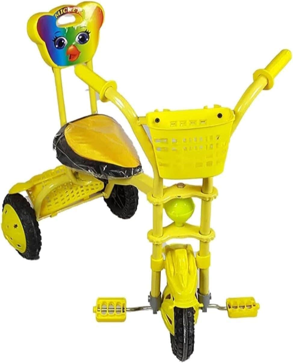 Three wheels bike for children yellow