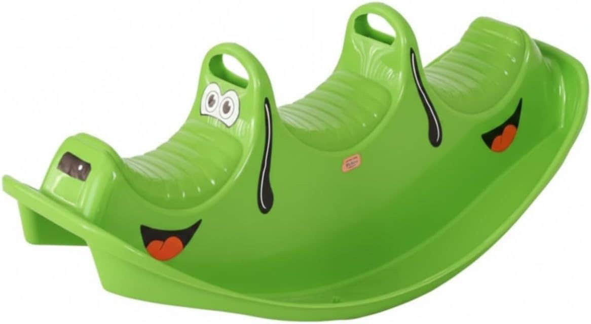 Generic Green Plastic Activity Rocking Horse Seesaw for Kids - Children's Toy
