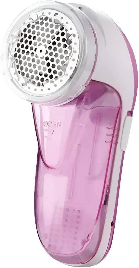 SOKANY Lint Remover For Clothes - Lint shaver, Effortless Lint Removal - Easy Operation, Portable Design, and Transparent Hairball Box, SK-883 (Pink)