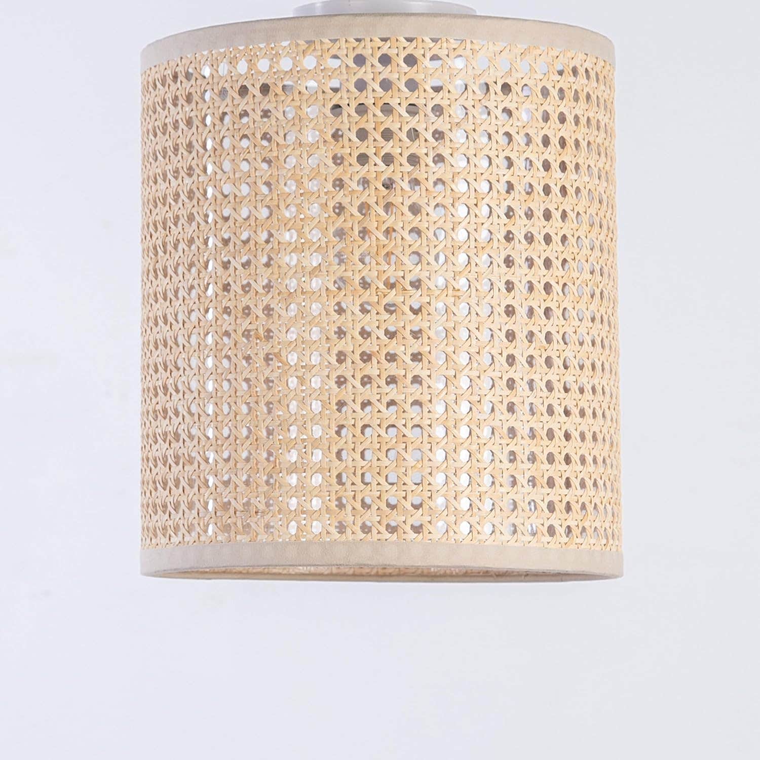 Mushkah Lighting Boho Chandelier__ 1 Bulb__ Beige