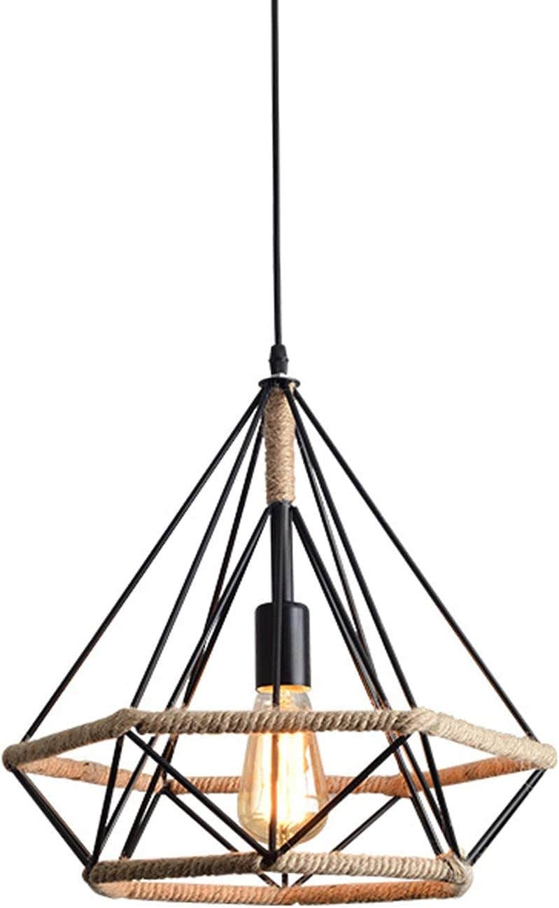 DGSD Industrial Iron Bird Cage Pendant Lamp - Vintage Chandelier