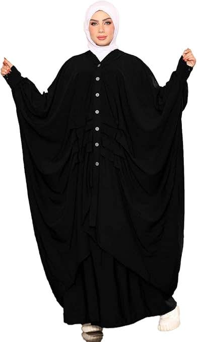Women's Abaya Dress - Gamal Sons, 1 Piece, Luxury - Black