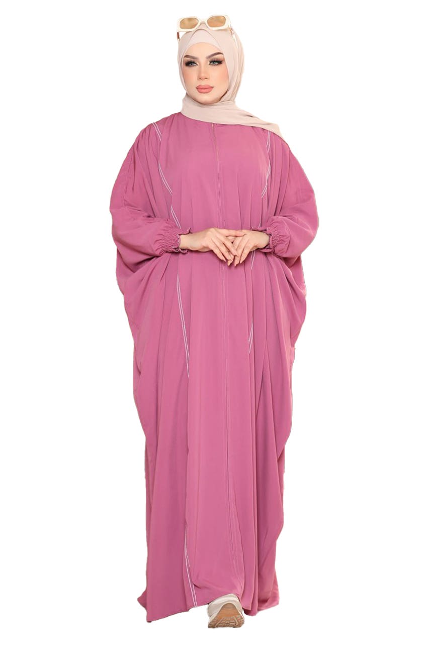Women's Abaya - Gamal Sons, Royal Crepe, Model 7083, 1 Piece, Luxury - Cashmere