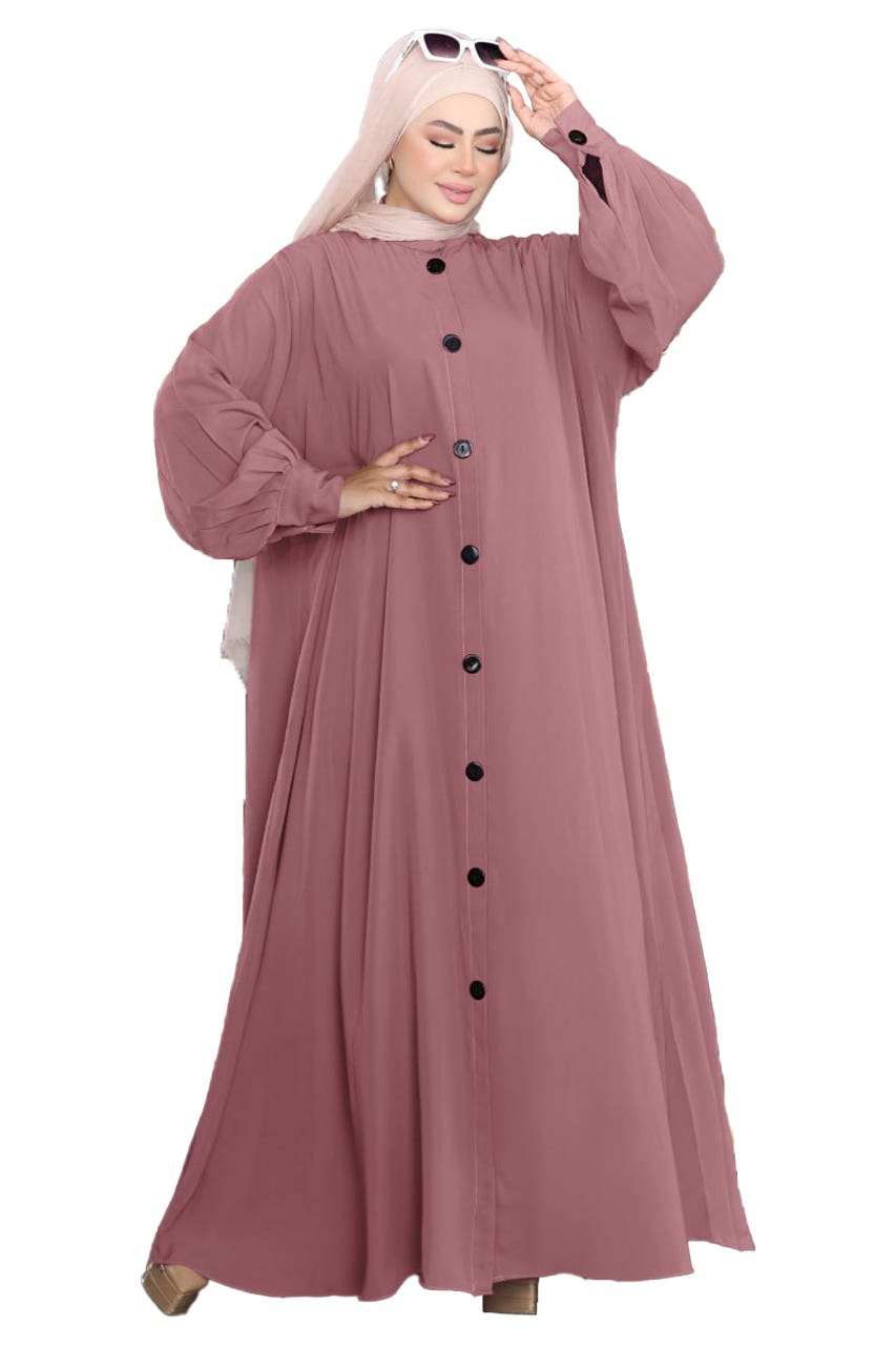 Women's Abaya - Gamal Sons, Royal Crepe, Model 4301, 1 Piece, Luxury - Cashmere