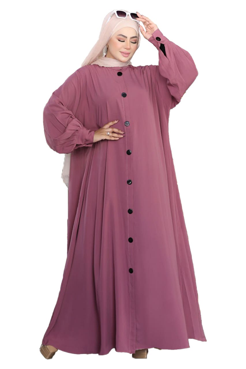 Women's Abaya - Gamal Sons, Royal Crepe, Model 4301, 1 Piece, Luxury - Cashmere