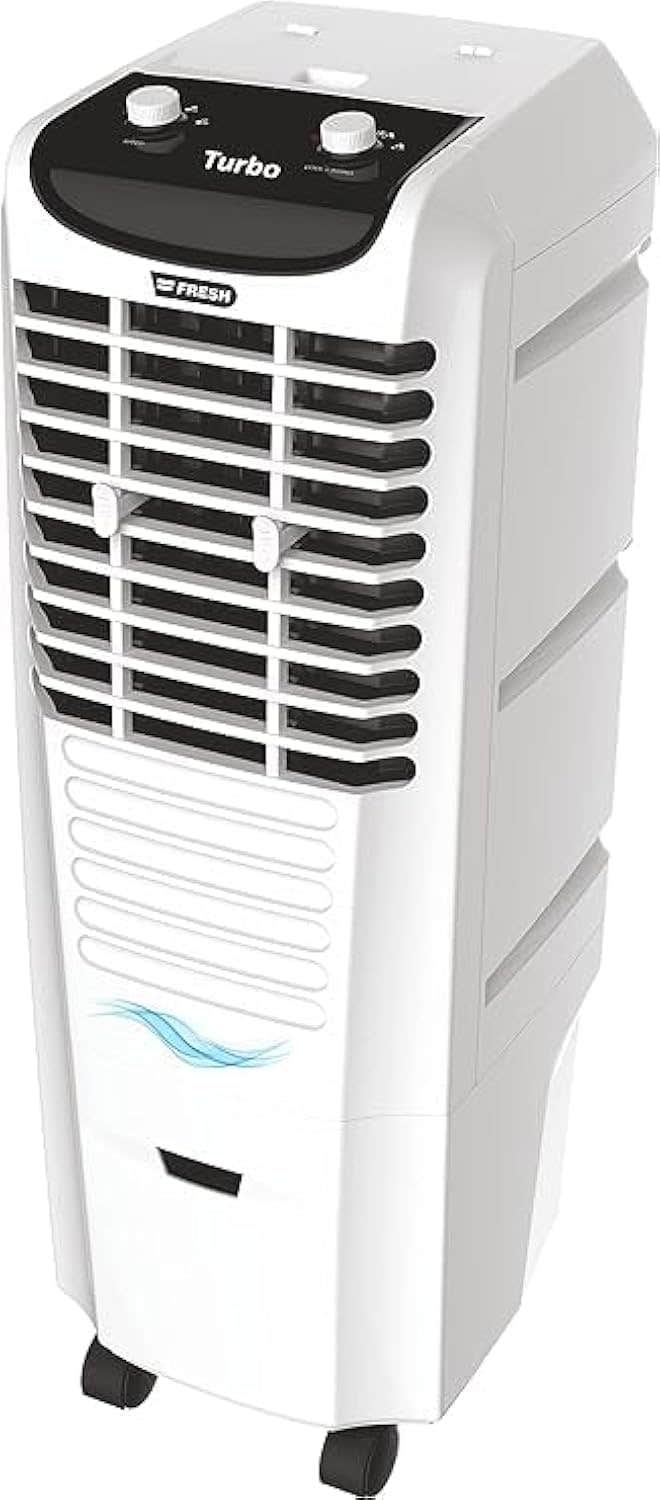 Generic Fresh FA-T25M 25L Mechanical Air Cooler - White Plastic, 120W - Saryon Egypt