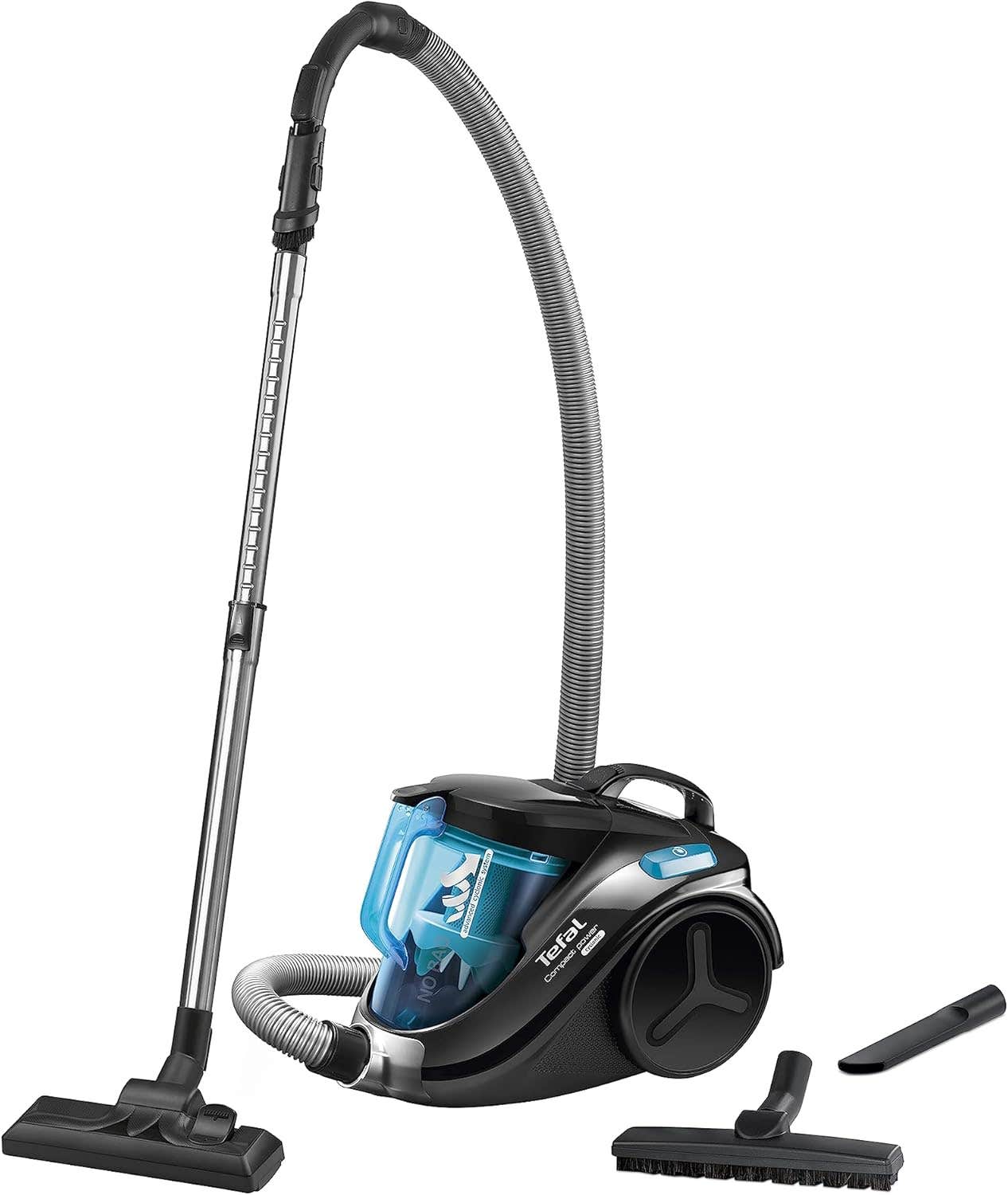 Tefal Compact Power Bagless Vacuum Cleaner - 2000W Equivalent, 1.5L Capacity