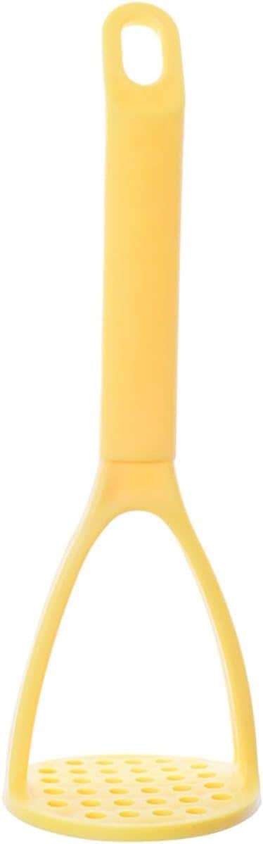 Generic Yellow Plastic Potato Masher - Efficient Kitchen Tool