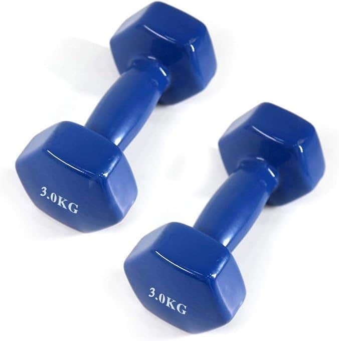 Dumbbell weights set 3 kg in 2 ، Blue