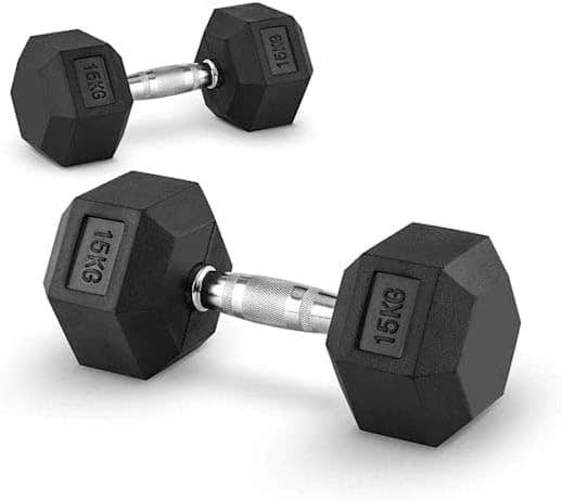 Hex Dumbbells 15 kg - Set of 2