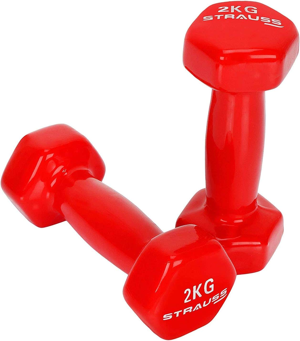Vinyl Coated Dumbbells , 4Kg Vinyl Dumbbells Set