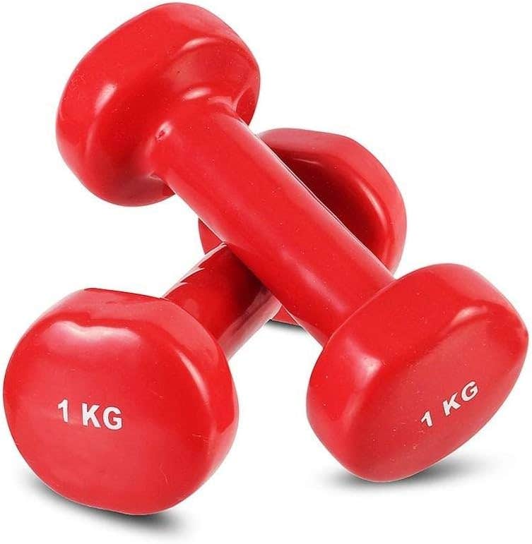Vinyl Dumbbell (Red, 2kg)
