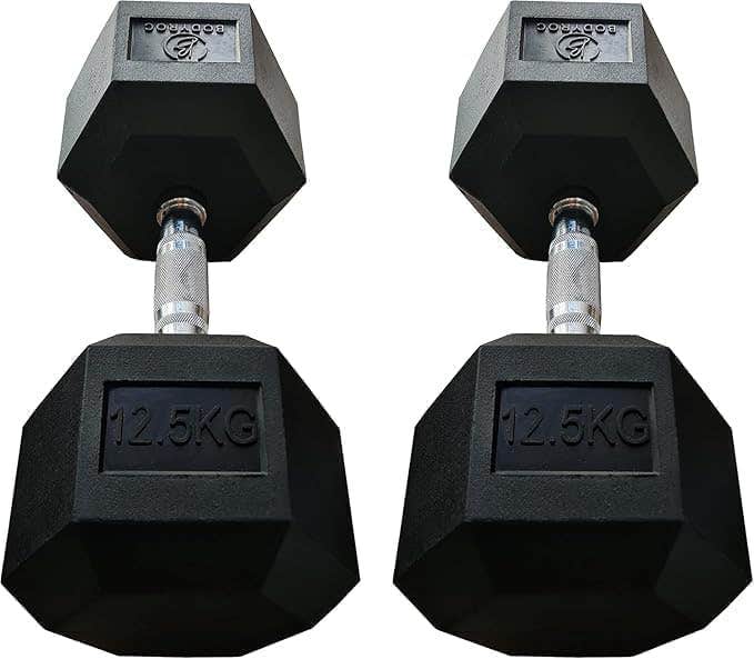12.5kg Hex Dumbbell – Professional Strength Training Weight