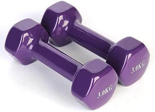 Double Dumbbells Vinyl - 3 KG - Purple