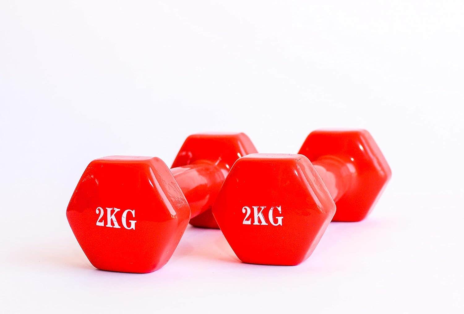 Dumbbells - Set of Two 2KG - Red