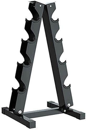 Dumbbell Storage Rack,-Barbell A-Frame Storage Rack -Weight Rack Gym Arm 3-layer Tree Rack-Home Fitness Equipment- Display Storage Zeenyi