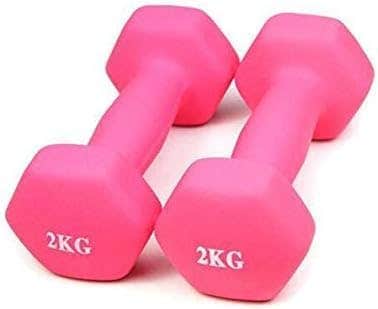 Vinyl Dumbbell 2 Kg - Pink