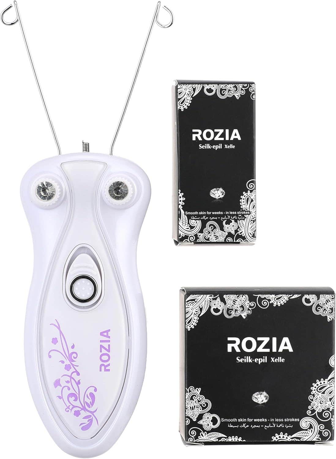 ROZIA Epilator HP2999 - Electric, 1 Speed Setting, 1 Head, Not Water Resistant