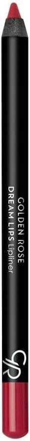 Golden Rose Dream Lips Lipliner - Brown, Long-Wearing Cream Formula