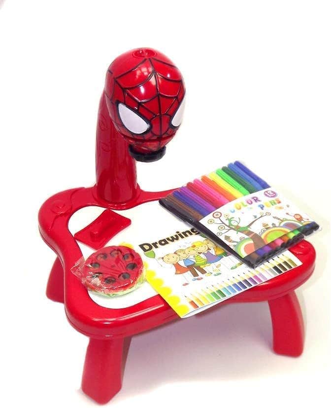Educational Toy Projector Painting Kit for Kids - Multicolored Plastic - Improve Creativity and Motor Skills