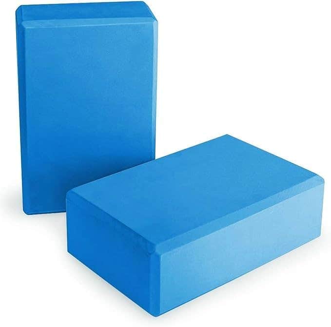 Yoga Blocks 2Pcs Non-Slip Soft Lightweight Fitness Bricks for Pilates Meditation