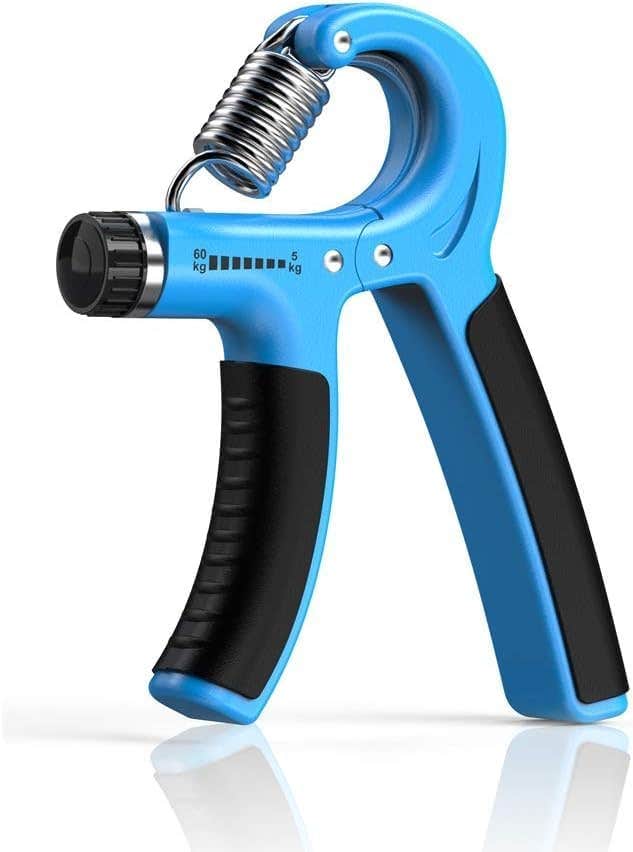 Hand Grip Strengthener with Adjustable Resistance 11-132 Lbs(5-60kg), Wrist Strengthener, forearm gripper, hand workout squeezer, grip strength trainer, hand grip exerciser for home