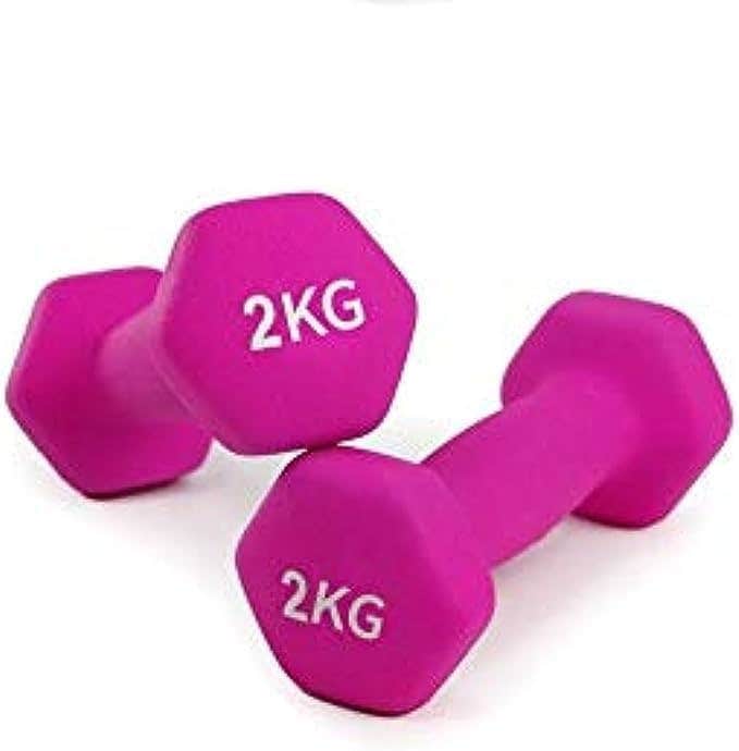 Classic Vinyl Dumbbell Set-2KGx2