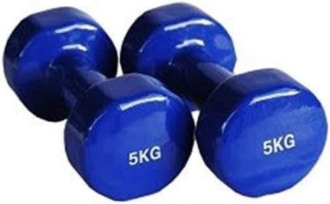 SMART FIT® Double Dumbbells Vinyl - 5 KG -