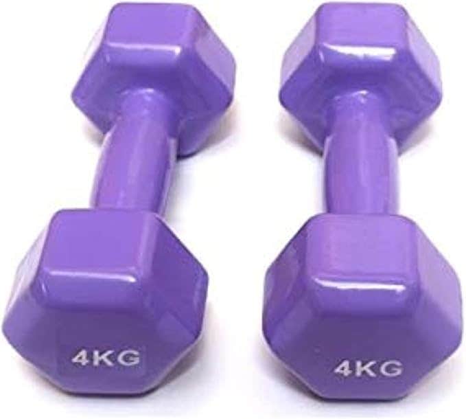 Double Dumbbells Vinyl - 4 KG - Purple