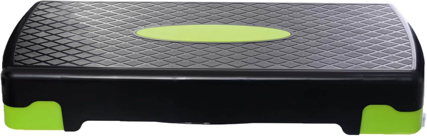 MINSA Home Fitness Stepper Green with 2 Adjustable Levels for Cardio Workouts