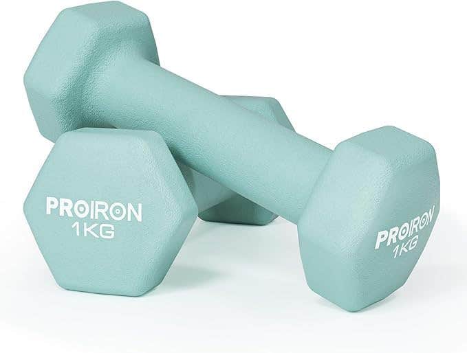 Hex Neoprene Dumbbell- 2×1KG