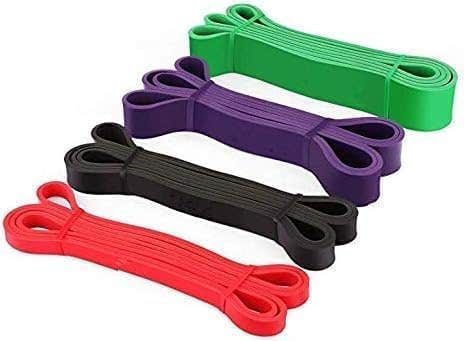 Generic Pull Up Assist Exercise Resistance Bands Set of 4 - Anti-Snap, Multicolor