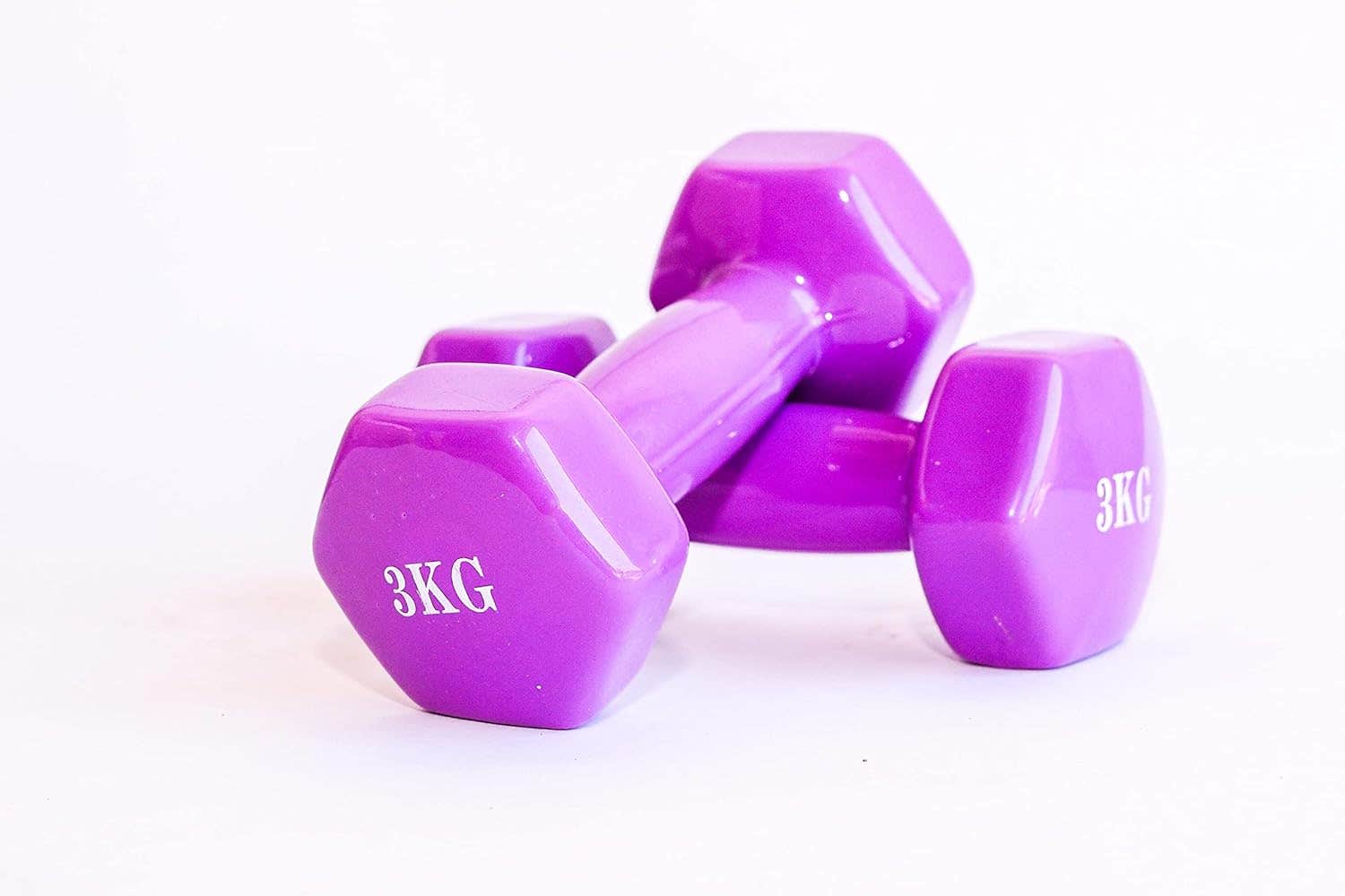 Dumbbells - Set of Two 3KG - Purple