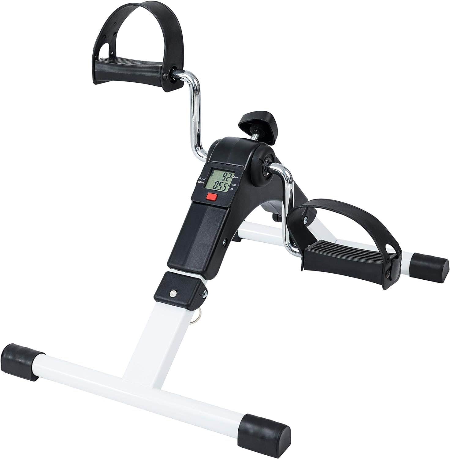 TechFit PED2 Mini Pedal Trainer Bike with LCD Display - Home & Office Exercise Machine
