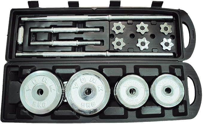 50kg Generic Iron Dumbbell - Grey - Sporting Support Prime Sport