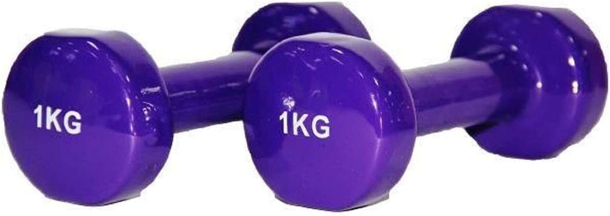 Vinyl Dumbbell Classical Head 1 Kgx2 - Purple