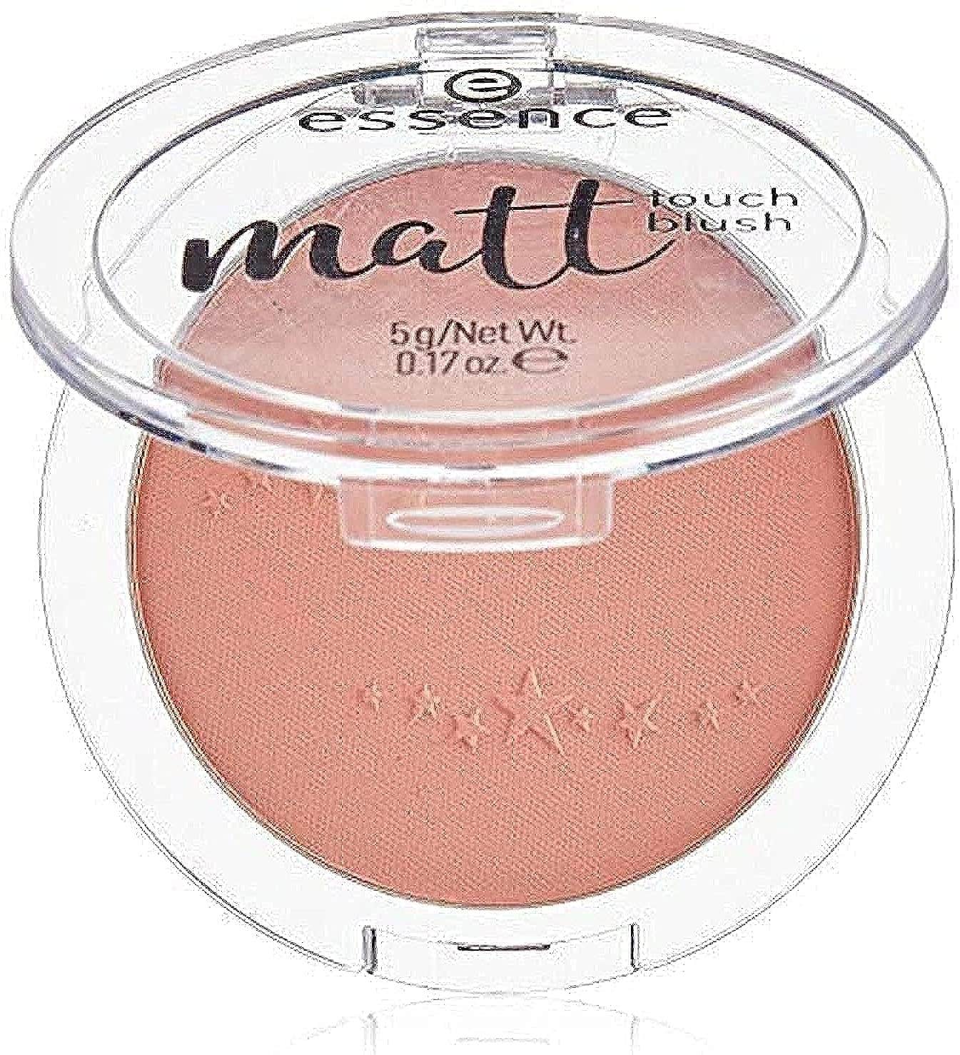 Essence Matt Touch Blush - Peach Me Up 10, Matte Finish, Radiance Glow, 5g
