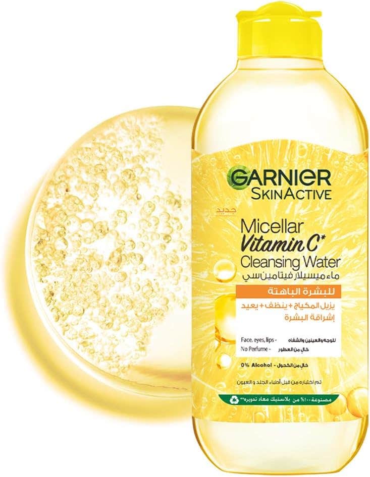 Garnier Micellar Makeup Brightening Water with Vitamin C - 400ml