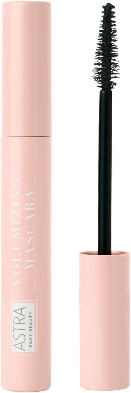 Astra Pure Beauty Volumizing Black Mascara - Nourishing, Hypoallergenic