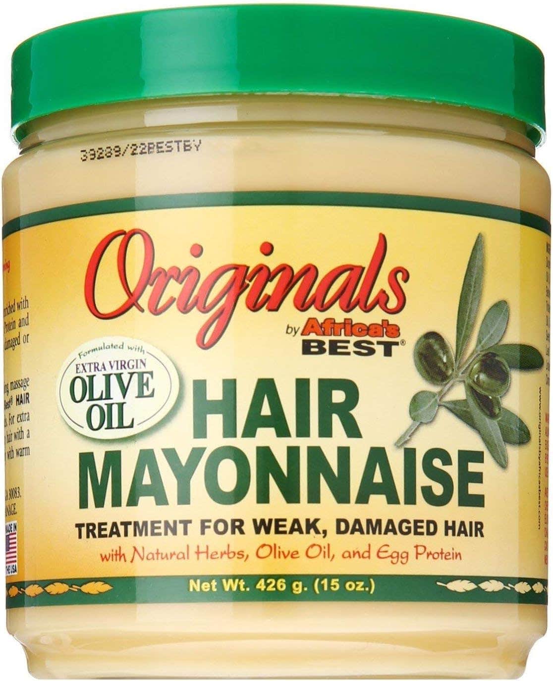 Africa's Best Organics Hair Mayonnaise, 15 Oz - Pack of 3