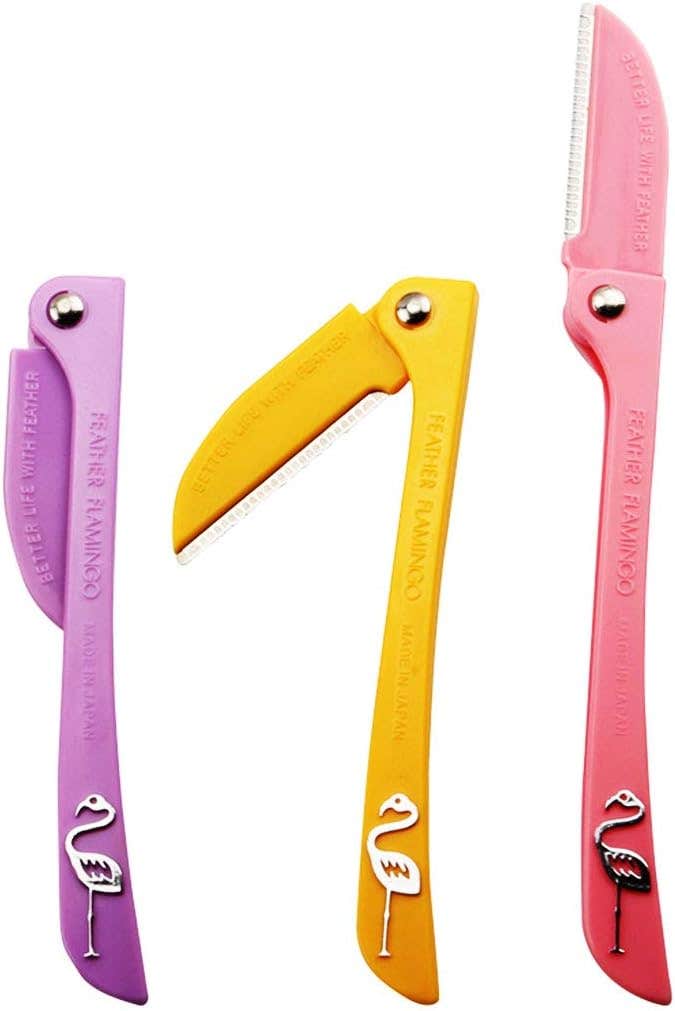 Feather-Flamingo Razor For Face & Body Shaving - Made in China